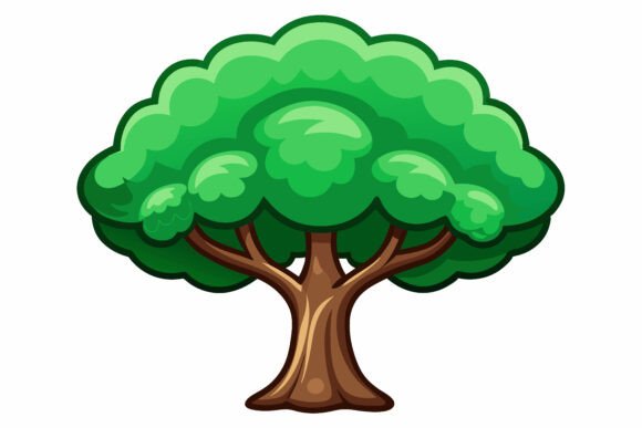 A Beautiful Tree: Nature-Inspired Digital Artistry for Your Creative Projects