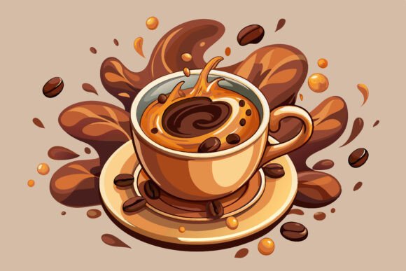 Elevate Your Visual Projects with the Perfect Coffee Cup Illustration Set