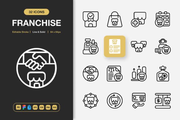 Franchise Icons: A Versatile Design Asset for Modern Creators