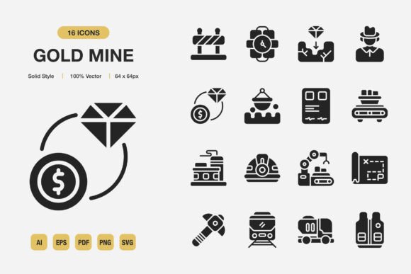 Gold Mine Solid Icons: The Unseen Engine Behind Cohesive Visual Storytelling