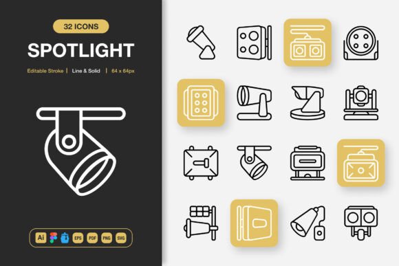 Spotlight Icons: Minimalist Design That Transforms Every Project