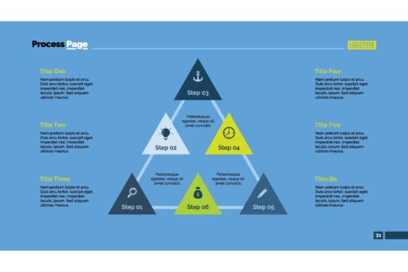 Triangular Diagram Progress Chart Elem: Visualize Success