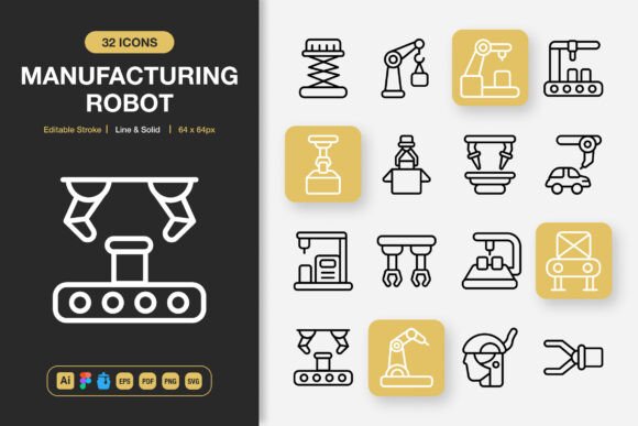 Why Manufacturing Robot Icons Are Shaping the Future of Digital Design